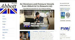 Desktop Screenshot of air-receivers.co.uk