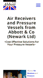 Mobile Screenshot of air-receivers.co.uk